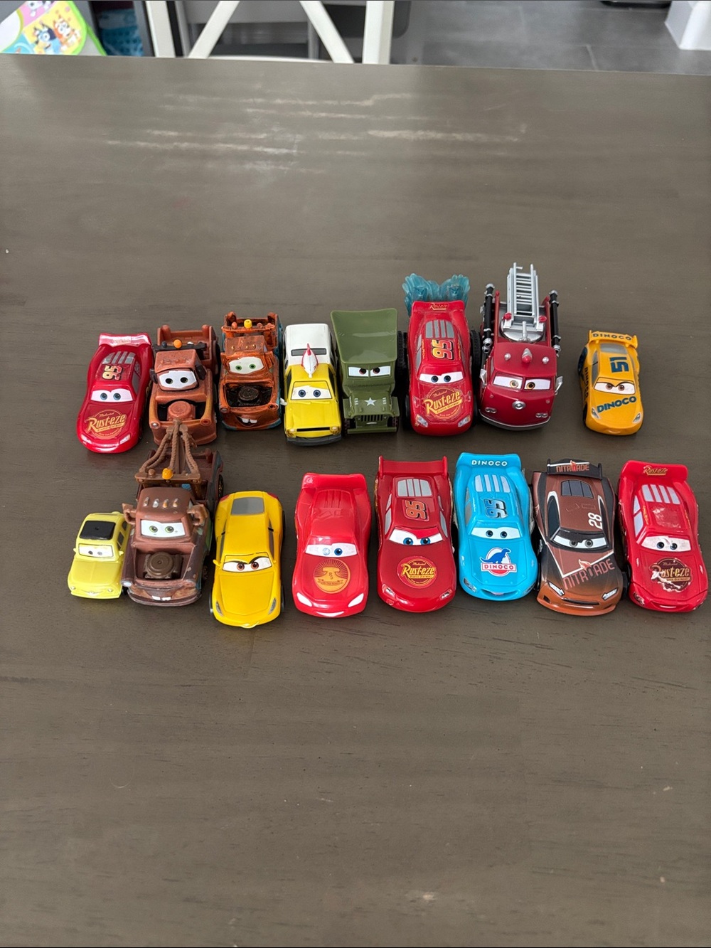 Disney Cars Lot — All plastic